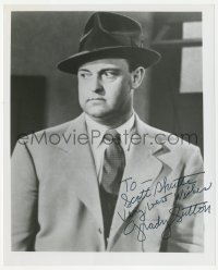 3f1034 GRADY SUTTON signed 8x10 REPRO still 1980s head & shoulders close up of the comedy actor!