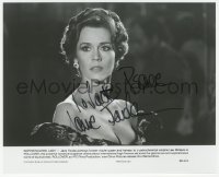 3f0622 JANE FONDA signed 7.5x9.5 still 1981 as the sexy former movie queen & heiress in Rollover!