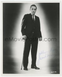 3f1053 JASON ROBARDS JR. signed 8x10 REPRO still 1980s full-length with cane from By Love Possessed!