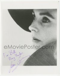 3f1058 JEAN SIMMONS signed 8x10 REPRO still 1980s super close up of the beautiful leading lady!
