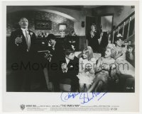 3f0638 JOHN MILLS signed 8x10 still 1966 having a good time with co-stars in The Family Way!