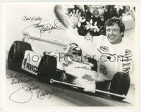 3f0640 JOHNNY RUTHERFORD signed 8x10 publicity still 1960s the Indianapolis 500 race car driver!