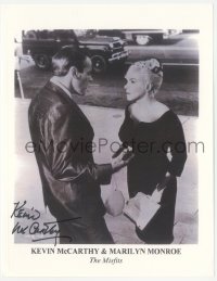 3f1073 KEVIN MCCARTHY signed 9x11 REPRO photo 1990s with Marilyn Monroe in a scene from The Misfits!