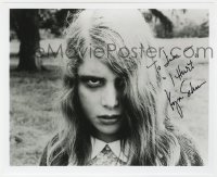 3f1078 KYRA SCHON signed 8x10 REPRO still 1990s creepy zombie portrait from Night of the Living Dead!