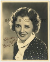 3f0669 MARY ASTOR signed deluxe 8x10 still 1934 head & shoulders portrait of the leading lady!