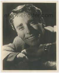 3f0704 PETER LAWFORD signed deluxe 8x10 still 1930s great youthful smiling portrait in suit & tie!