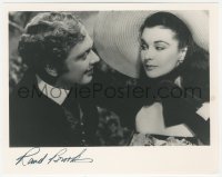 3f1133 RAND BROOKS signed 8x10 REPRO still 1980s close up with Vivien Leigh in Gone with the Wind!