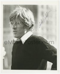 3f0725 ROBERT REDFORD signed 8x10 still 1980 great close up directing on the set of Ordinary People!