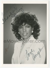 3f0886 ANGELA DE JOSEPH signed 5x7 photo 1980s head & shoulders portrait of the actress/director!