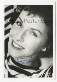 3f0891 BETSY BLAIR signed 4x6 photo 1980s super close smiling portrait of the pretty actress!