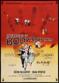 3f0013 KEVIN MCCARTHY signed 24x34 English commercial poster 1996 Invasion of the Body Snatchers!