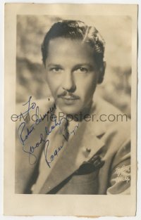 3f0447 ROGER PRYOR signed deluxe 5x8 fan photo 1930s head & shoulders portrait by Bloom of Chicago!
