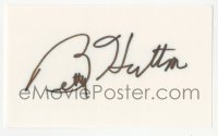3f0780 BETTY HUTTON signed 3x5 index card 1980s it can be framed with the included REPRO still!