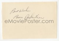 3f0783 BRUCE BOXLEITNER signed 3x5 index card 1980s it can be framed with the included color repro!