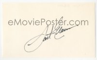 3f0812 JACK ELAM signed 3x5 index card 1980s it can be framed & displayed with a repro still!