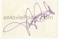 3f0816 JACLYN SMITH signed 3x4 index card 1980s it can be framed with the included repro still!
