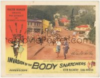 3f0093 INVASION OF THE BODY SNATCHERS signed LC 1956 by Kevin McCarthy, running with Dana Wynter!