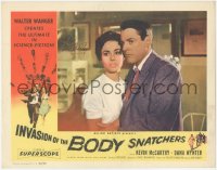 3f0089 INVASION OF THE BODY SNATCHERS signed LC 1956 by Kevin McCarthy, c/u holding Dana Wynter!