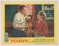 3f0116 MARTY signed LC #4 1955 by Ernest Borgnine, who's smiling at his mother Esther Minciotti!