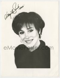 3f0352 HILLARY B. SMITH signed 9x11 photocopy 1990s smiling portrait of the General Hospital actress!