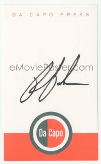 3f0442 RON PERLMAN signed book plate 1990s it can be framed & displayed with a repro still!