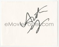 3f0262 HEATH LEDGER signed 4x5 cut album page 2000s it can be framed with the included color repro!