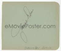 3f0284 JOANNE DRU signed 5x5 cut album page 1940s it can be framed with a repro still!