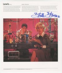 3f0177 STELLA STEVENS signed book page 1999 great image with Jerry Lewis in The Nutty Professor!