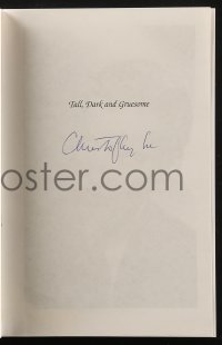 3f0065 CHRISTOPHER LEE signed 1st ed. softcover book 1999 his autobiography Tall, Dark and Gruesome!