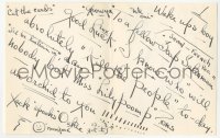 3f0386 JACK OAKIE signed letter 1940s telling Lily Pons she will absolutely kill the people today!