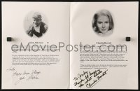 3f0060 WESTERN FILM FAIR signed film festival program 2001 by Troy Donahue & THIRTEEN others!