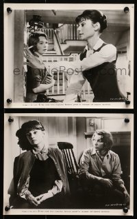 3g1151 CHILDREN'S HOUR 2 8x10 stills 1962 Audrey Hepburn & Shirley MacLaine, directed by Wyler!