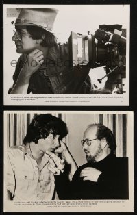 3g1154 CLOSE ENCOUNTERS OF THE THIRD KIND 2 8x10 stills 1977 Steven Spielberg candids, John Williams!