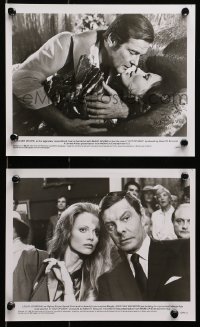 3g1181 OCTOPUSSY 2 8x10 stills 1983 Maud Adams & Roger Moore as James Bond, Jourdan!