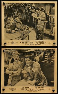 3g1170 KEEP 'EM FLYING 2 English FOH LCs R1950s Bud Abbott & Lou Costello in the Army Air Corp!