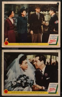 3g0672 ABOVE SUSPICION 2 LCs 1943 Joan Crawford, Fred MacMurray, it happened on a honeymoon!