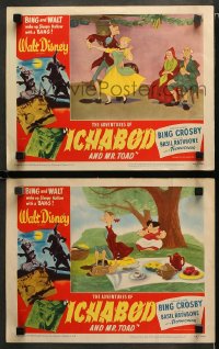 3g0673 ADVENTURES OF ICHABOD & MISTER TOAD 2 LCs 1949 BING and WALT wake up Sleepy Hollow w/ a BANG!