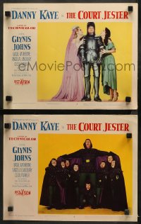 3g0691 COURT JESTER 2 LCs 1955 images of classic wacky Danny Kaye, Glynis Johns, Hermines Midgets!
