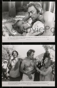 3g1012 ANY WHICH WAY YOU CAN 6 from 6.25x9.75 to 7.25x10 stills 1980 Clint Eastwood & Clyde the orangutan!