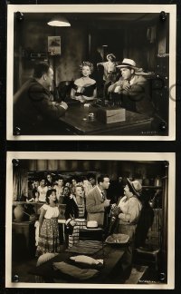 3g1107 BORDERLINE 3 deluxe 8x10 stills 1950 film noir images of Fred MacMurray & Claire Trevor!