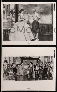 3g1084 KING & I 4 8x10 stills 1956 Yul Brynner & Deborah Kerr in Rodgers & Hammerstein's musical!