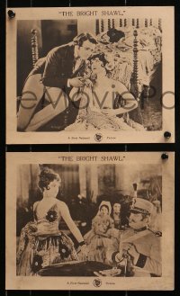 3g1109 BRIGHT SHAWL 3 8x10 LCs 1923 Richard Barthelmess loves gorgeous Mary Astor, very rare!