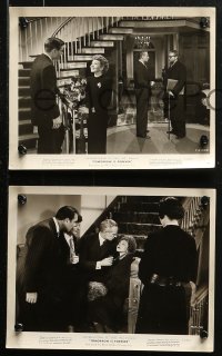 3g1138 TOMORROW IS FOREVER 3 8x10 stills 1945 portraits of Orson Welles, Claudette Colbert & Brent!