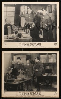 3g1042 BONNIE SCOTLAND 5 English FOH LCs 1935 Stan Laurel & Oliver Hardy tricked into enlisting!