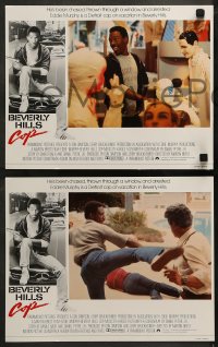 3g0078 BEVERLY HILLS COP 8 English LCs 1984 different images of cop Eddie Murphy, Judge Reinhold!