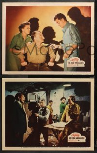 3g0593 13 RUE MADELEINE 3 LCs 1946 James Cagney helps Sam Jaffe & French Resistance in World War II!