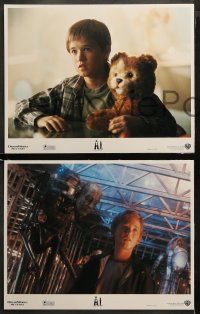 3g0047 A.I. ARTIFICIAL INTELLIGENCE 8 LCs 2001 Steven Spielberg, Haley Joel Osment, Jude Law, Teddy!