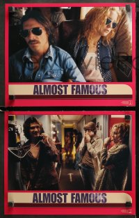 3g0057 ALMOST FAMOUS 8 LCs 2000 Cameron Crowe directed, pretty Kate Hudson, Philip Seymour Hoffman!