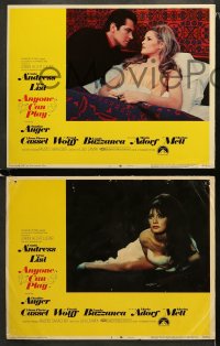 3g0062 ANYONE CAN PLAY 8 LCs 1968 sexy Claudine Auger, Ursula Andress, Virna Lisi, Marisa Mell