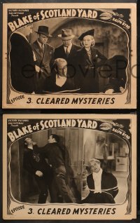 3g0598 BLAKE OF SCOTLAND YARD 3 chapter 3 LCs 1937 Ralph Byrd serial adventure, Cleared Mysteries!